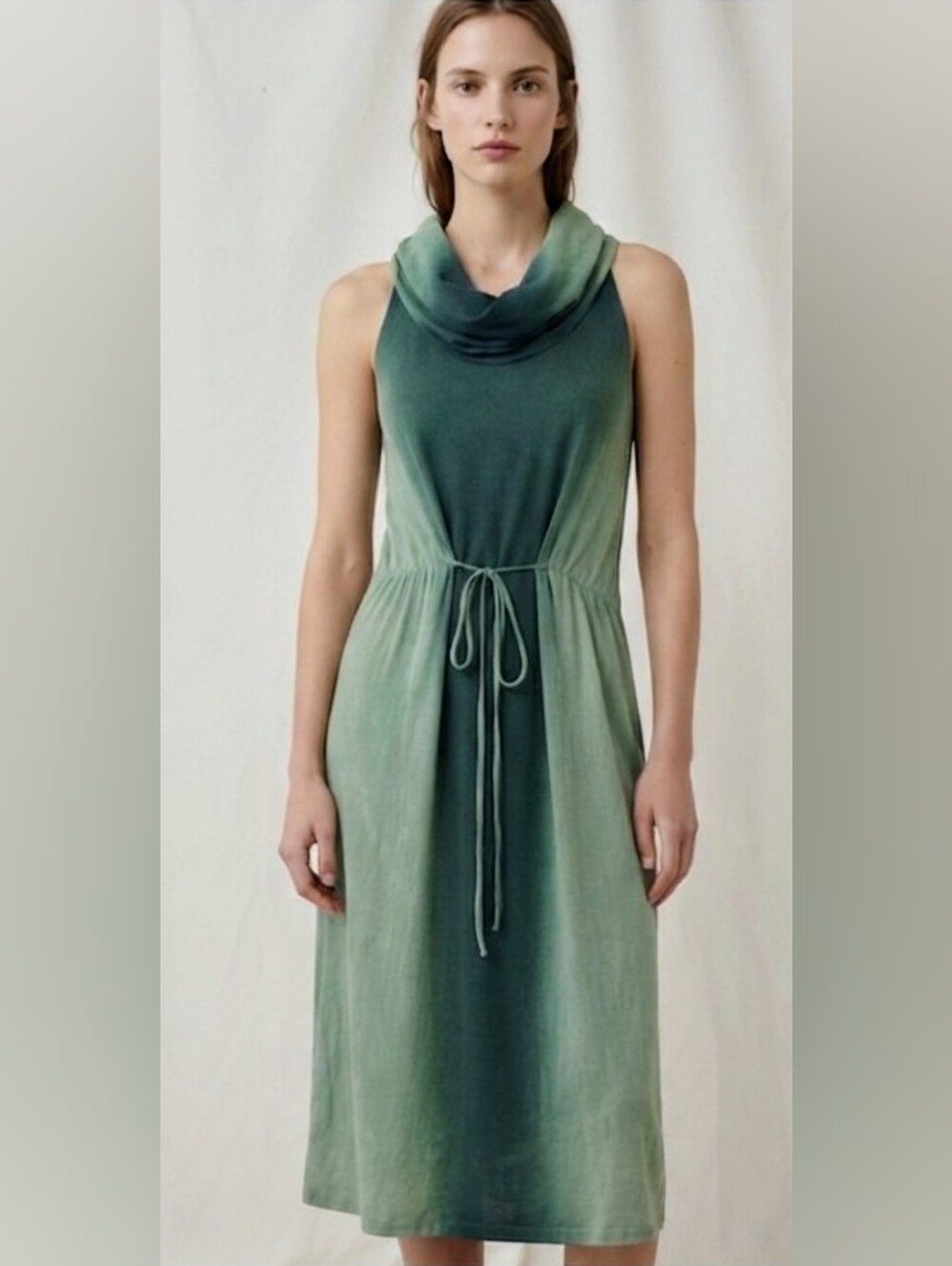 Zara Royal Robbins Sunset Ombre Maxi Dress - Green - Size Medium M